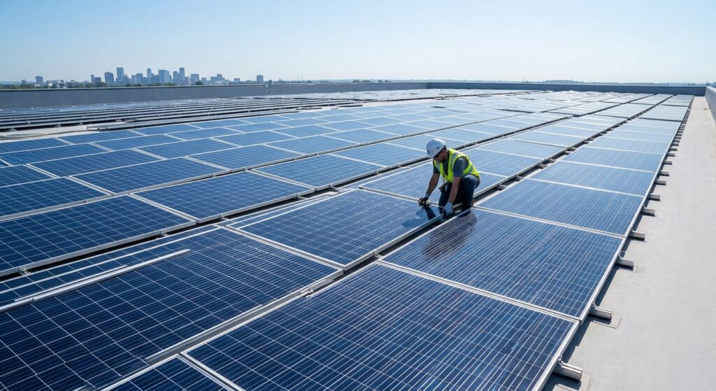 Solar System Installation in Somalia by Damal Construction
